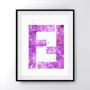 Framed 5"x7" Pink FF Logo Art Print